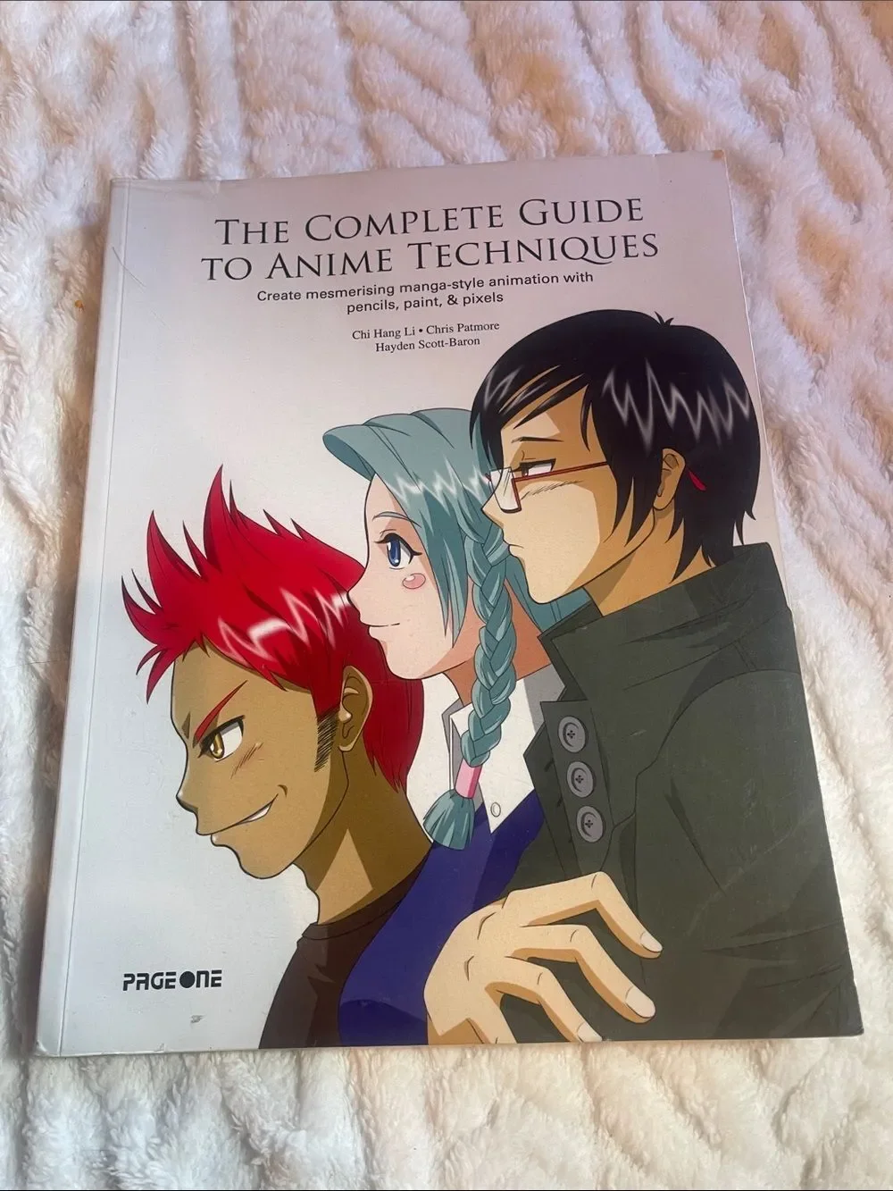 The Complete Guide to Anime Techniques - White Cover with Colorful Characters